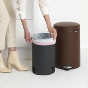 Снимка на Кош за смет с педал Brabantia NewIcon 20L, Mineral Cosy Brown