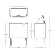 Снимка на Кош за смет Brabantia Bo Touch 3x11L, Soft Beige