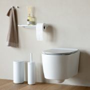 Снимка на Държач за тоалетна хартия с рафт Brabantia MindSet Mineral Fresh White