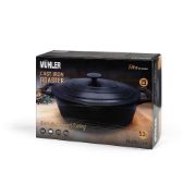 Снимка на Съд за печене с капак Muhler Tika MR-4133CI 41x25x11cm, 5.1L, чугун