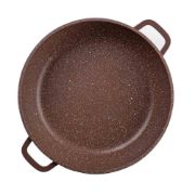 Снимка на Тенджера плитка Muhler Mia MR-3275M 32x7.5cm, 4.3L, шоколад, лят алуминий