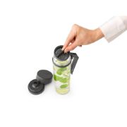Снимка на Бутилка Brabantia Make&Take 500ml Dark Grey, с цедка