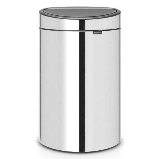 Снимка на Кош за смет Brabantia Touch Bin New 40L, Briliant Steel