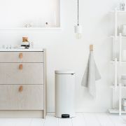 Снимка на Кош за смет с педал Brabantia NewIcon 30L, Whiite, метална кофа