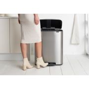 Снимка на Кош за смет Brabantia Bo Pedal 2x30L, Matt Steel Fingerprint Proof
