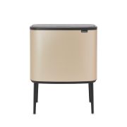 Снимка на Кош за смет Brabantia Bo Touch 3x11L, Metallic Gold