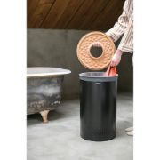 Снимка на Кош за пране Brabantia 60L, Matt Black, корков капак