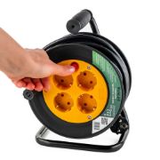 Снимка на Удължител Muhler с макара и 4 гнезда, 1.5mm2, 15.0m дължина