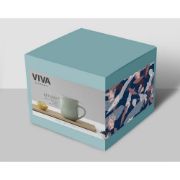 Снимка на Чаша за чай с цедка VIVA Minima Cranberry 350ml