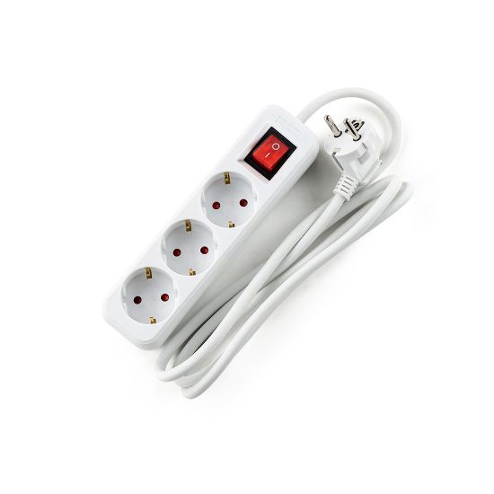 Снимка на Разклонител Muhler с ключ, 3G, 1.5mm2, 5m дължина