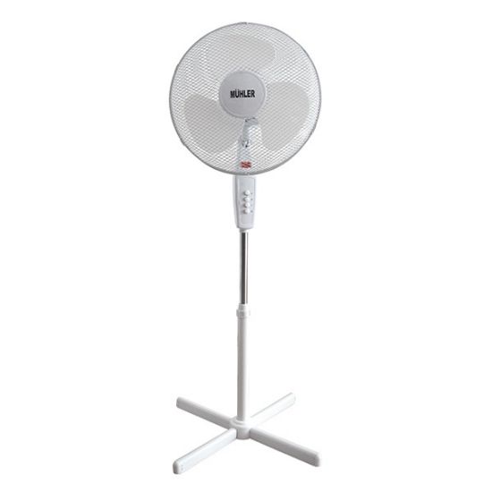 Снимка на Вентилатор на стойка 16" Muhler FM-4041, 40W, бял