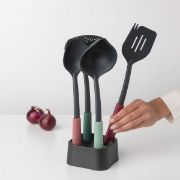 Снимка на Комплект прибори за готвене Brabantia Tasty+ Mixed 4 части и поставка
