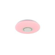 Снимка на Музикален LED плафон 3000 - 6500 K+RGB Blue Tooth Plastic LIGHTEX