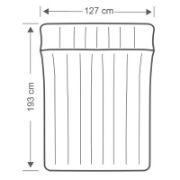 Снимка на Надуваем дюшек за къмпинг 127x193x24 см INTEX
