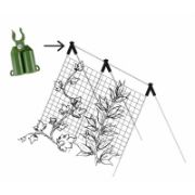 Снимка на Стоманено колче за растения с PE покритие ø1.1 см 150 см BRADAS