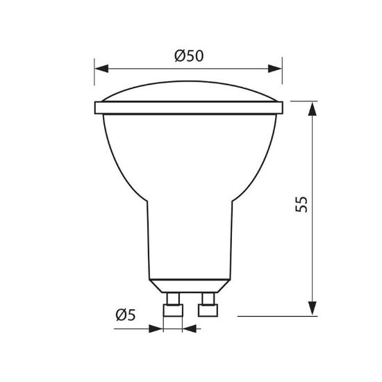 Снимка на LED лампа XARD LED 5W VIVALUX