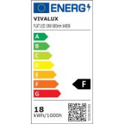 Снимка на LED осветително тяло Flat 18 W 60 см 6400 K VIVALUX