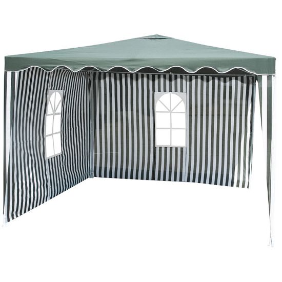 Снимка на Страница за шатра с прозорец бяло/зелено MY GARDEN